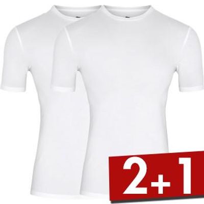 Dovre 2 stuks Bamboo Crew Neck * Actie *