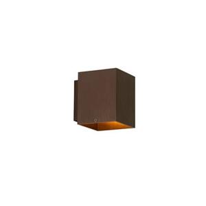 QAZQA Moderne wandlamp donkerbrons vierkant - Sola