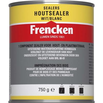 Frencken houtsealer - 750 ml - 1 component - wit