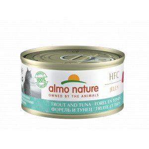 Almo Nature HFC Jelly Forel en Tonijn (70 gram) 18 x 70 g