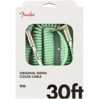 Fender Original Coiled Cable instrumentkabel 9m 6.3mm groen