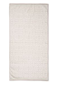 Pip Studio Grote Handdoek Tile de Pip Khaki 70x140 cm