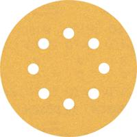 Bosch Accessoires Expert C470 schuurpapier voor excenterschuurmachines 125 mm, 8 gaten, K150 50-delig - 1 stuk(s) - 2608901120
