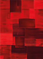 Gereconstrueerd patroon vinyl tapijt rood