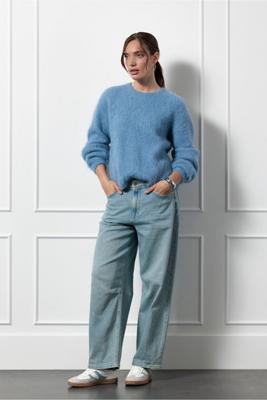Lisette furry pullover - light blue - 12329