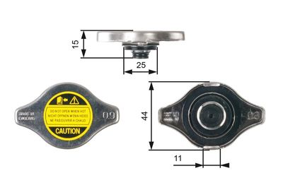 Radiateurdop RC127