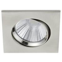 LED Inbouwspot Vierkant 5W Dimbaar Warm Wit 3000K Mat Nikkel