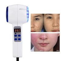 Face Care apparaat hete koude hamer cryotherapie blauwe photon acne behandeling huid schoonheid Massager tillen verjonging Facial machine