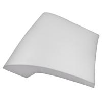 Zeza Deluxe Badkussen - 37x34cm - groot - model - wit SW1159692 Zeza Deluxe Badkussen - 37x34cm - groot - model - wit SW1159692