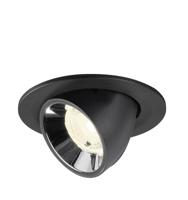 SLV InbouwspotNuminos Gimble S zwart/chroom 4000K - 40gr - 1009420