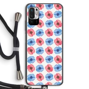 Klaproosjes: Xiaomi Redmi Note 10 5G Transparant Hoesje met koord