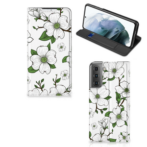 Samsung Galaxy S21 FE Smart Cover Dogwood Flowers