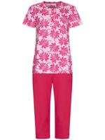 Roze palmbomen pyjama katoen