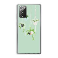 Hang In There: Samsung Galaxy Note 20 / Note 20 5G Transparant Hoesje