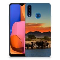 Samsung Galaxy A20s | TPU Hoesje | Olifanten