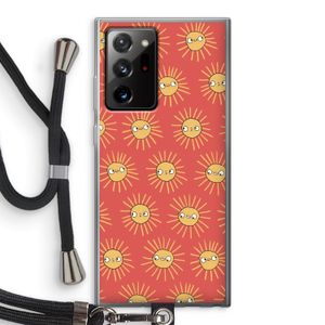 Zon: Samsung Galaxy Note 20 Ultra / Note 20 Ultra 5G Transparant Hoesje met koord