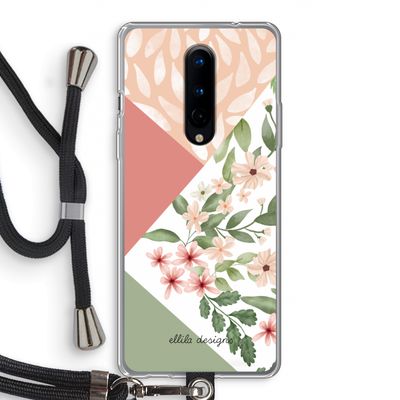 Sweet heaven geometrics: OnePlus 8 Transparant Hoesje met koord