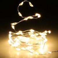 1x christmas decoration draadverlichting - zilver- 132 leds - wit - op batterij - 200 cm 1x christmas decoration draadverlichting - zilver- 132 leds - wit - op batterij - 200 cm
