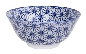 Japanse porseleinen kom - Nippon Blue - Tokyo Design Studio - 500ml - 15.2 x 6.7cm