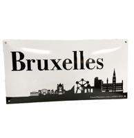 Brussel Emaille Bord - 50 x 25cm Brussel Emaille Bord - 50 x 25cm