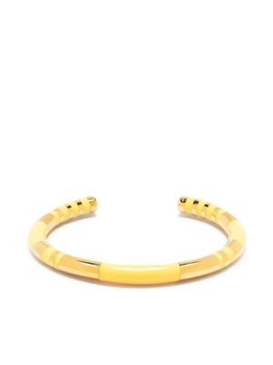 Aurelie Bidermann bracelet manchette Positano - Jaune