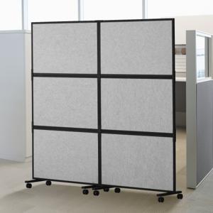 VEVOR Room Divider Scheidingswand Geluidsdichte Muur Dubbel Paneel Kantoor Grijs