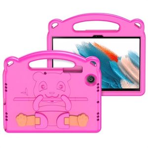 Dux Ducis Panda Samsung Galaxy Tab A8 10.5 (2021) Kinderhoesje - Felroze