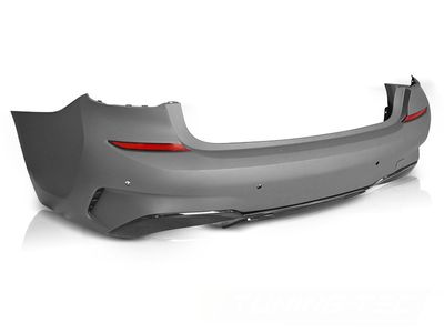 Tuning-Tec Achterbumper BMW G20 vanaf 2019 - PERFORMANCE STIJL PDC GLANZEND ZWART