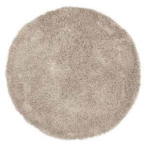 MUST Living Carpet Celeste round large,Ø250 cm, taupe, 100% polyester