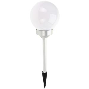 Pro Garden Solar tuinlamp/prikspot bol - op zonne-energie - dia 15 cm - Prikspots