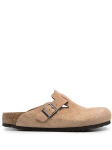 Birkenstock sandales Boston en daim - Tons neutres