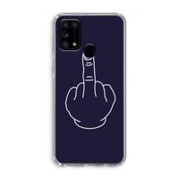 F**k U: Samsung Galaxy M31 Transparant Hoesje - thumbnail