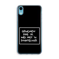 Schotelvod: iPhone XR Transparant Hoesje