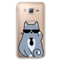Cool cat: Samsung Galaxy J3 (2016) Transparant Hoesje