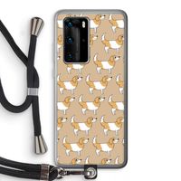 Doggy: Huawei P40 Pro Transparant Hoesje met koord