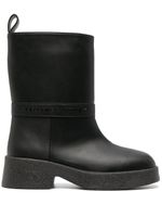 Stella McCartney bottes à logo embossé - Noir