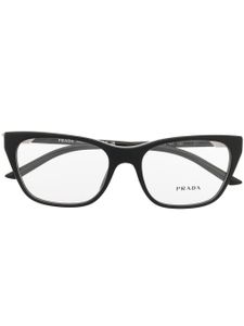 Prada Eyewear lunettes de soleil à monture papillon - Noir