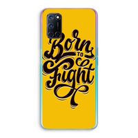 Born to Fight: Oppo A52 Transparant Hoesje