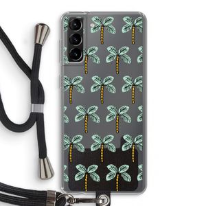 Paradise: Samsung Galaxy S21 Plus Transparant Hoesje met koord