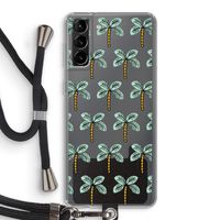 Paradise: Samsung Galaxy S21 Plus Transparant Hoesje met koord