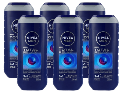 Nivea Men Total Relax Douchegel Voordeelverpakking Nivea Men Total Relax Douchegel Voordeelverpakking