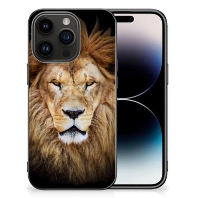 iPhone 15 Pro Dierenprint Telefoonhoesje Leeuw