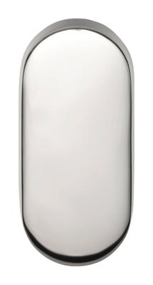 Formani Basics LBB32 blind afdekplaatje ovaal - gepolijst RVS