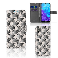 Huawei Y5 (2019) Telefoonhoesje met Pasjes Salamander Grey - thumbnail