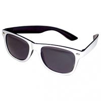 Retro feestbril zwart/wit   -