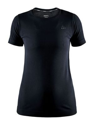 Craft Fuseknit light korte mouw ondershirt zwart dames L