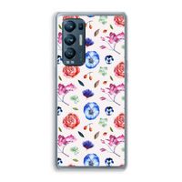 Bloemetjes: Oppo Find X3 Neo Transparant Hoesje