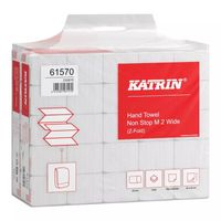 Handdoek Katrin Classic 2laags z-vouw 24 x24 25x160st 61570 - thumbnail