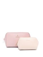 Furla trousse de toilette Continental en cuir - Rose - thumbnail