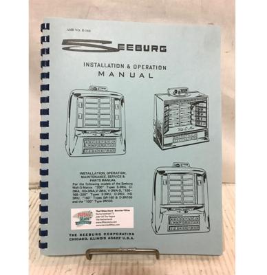 Seeburg Wall-O-Matics Installation, Operation, Maintenance, Service And Parts Manual